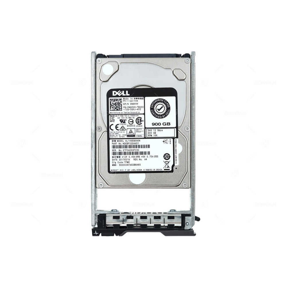 N9VVV DELL HDD 900GB 10K SAS 12G 2.5" SFF HOT-SWAP
